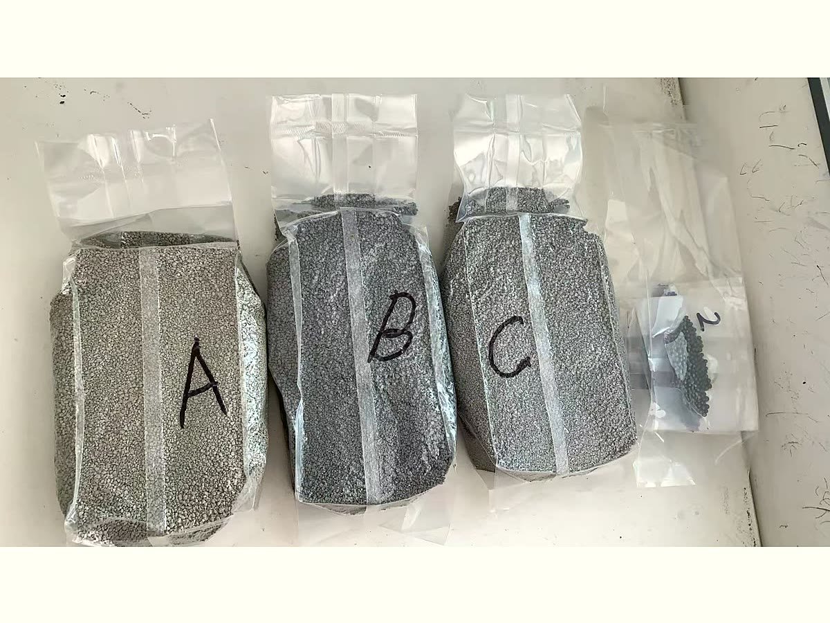 Cek lewat sampel untuk pasir bentonite